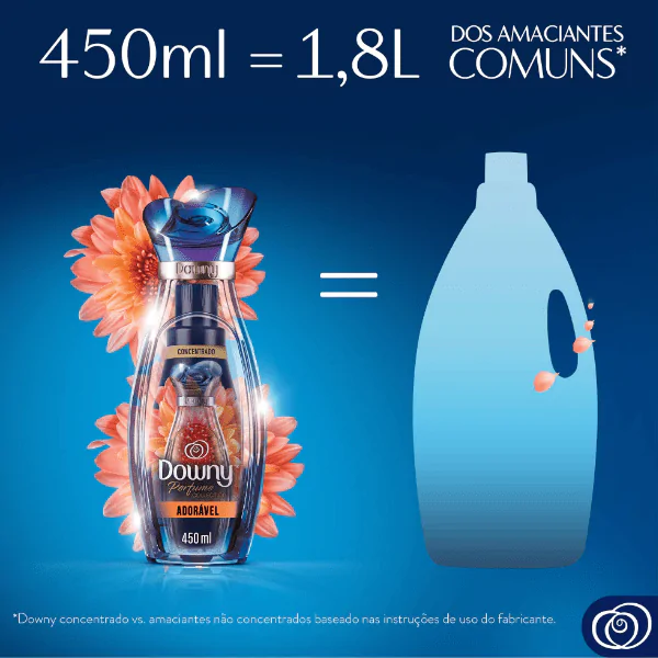 Amaciante Concentrado Downy Adorável - 450ml - Imagem 2