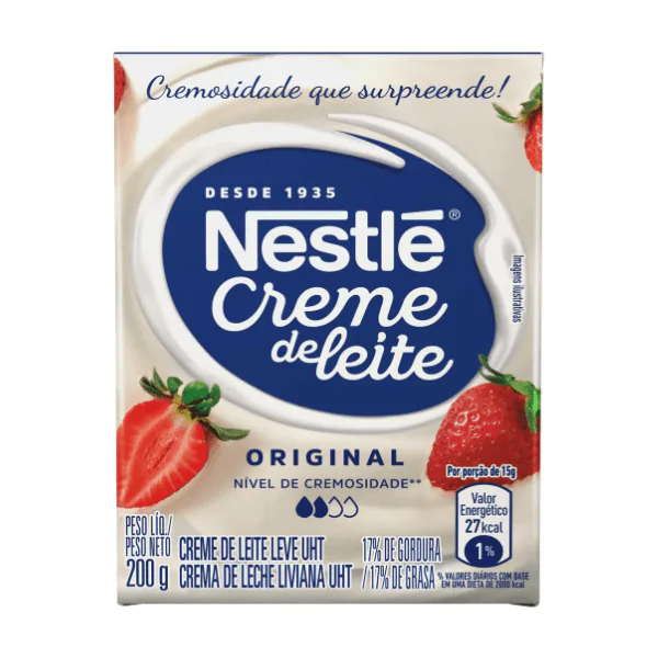 Creme de Leite Nestlé - 200gr-0 Creme de Leite Nestlé - 200gr - Imagem 1