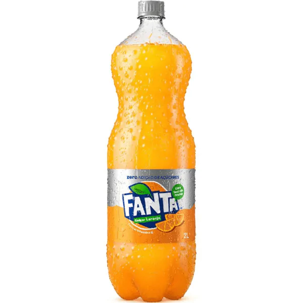 Refrigerante Fanta Laranja Sem Açúcar - 2L