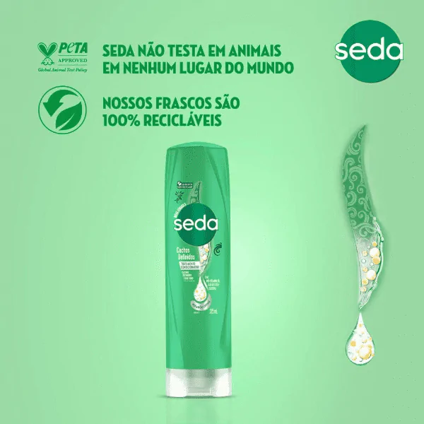 Condicionador Seda Cachos Definidos - 325ml - Imagem 4