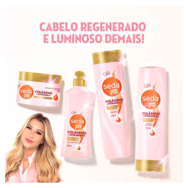 Condicionador Seda Colágeno + Vitamina C - 325ml - Imagem 5