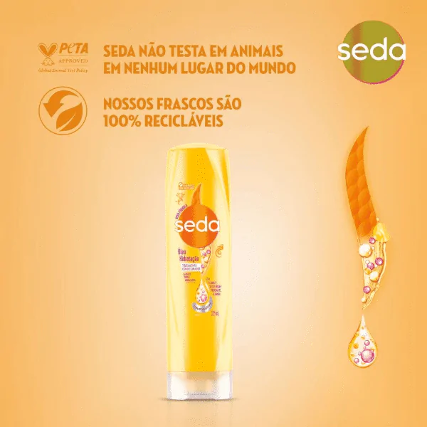 Condicionador Seda Óleo Hidratação - 325ml - Imagem 3