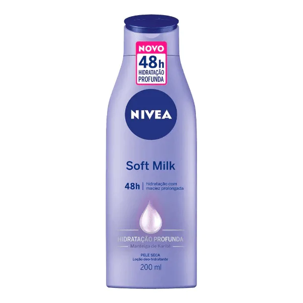 Hidratante Nivea Soft Milk Pele Seca - 200ml
