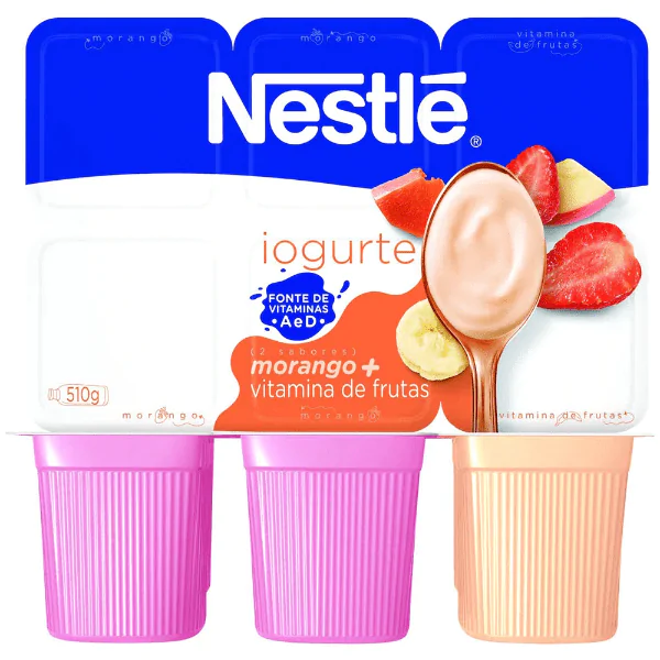 Iogurte Nestlé Morango/Vitamina - 510gr - Imagem 2