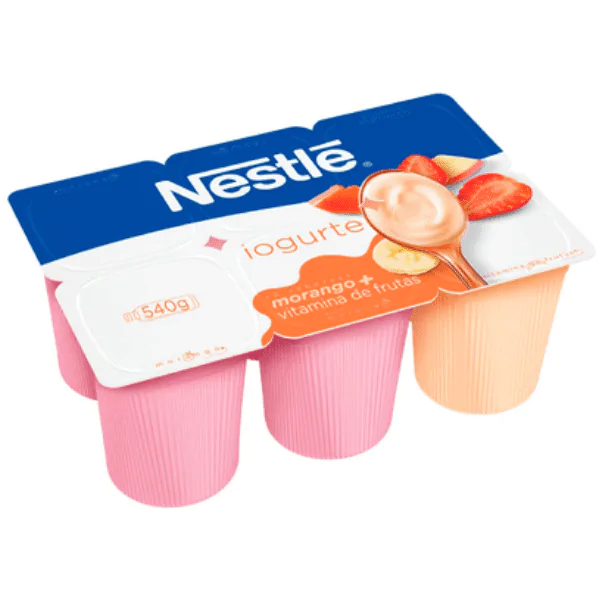Iogurte Nestlé Morango/Vitamina - 510gr