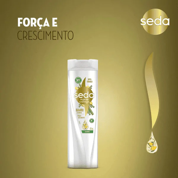 Shampoo Seda Bambu e Biotina - 325ml - Imagem 3