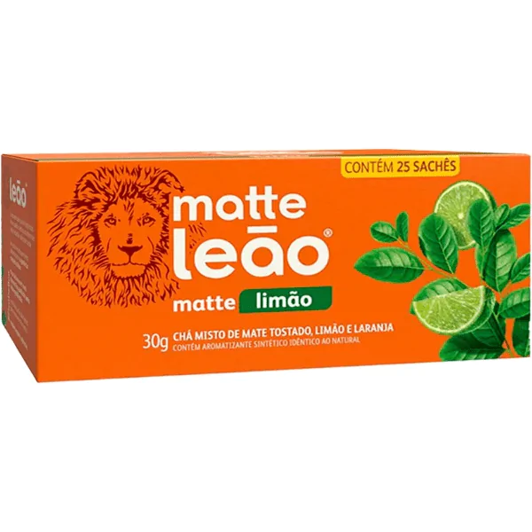 Chá Matte Leão Com Limão - 25 sachês - Imagem 1