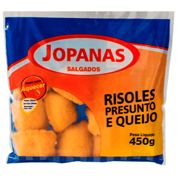 Salgado Risoles Presunto e Queijo Jopanas - 450gr