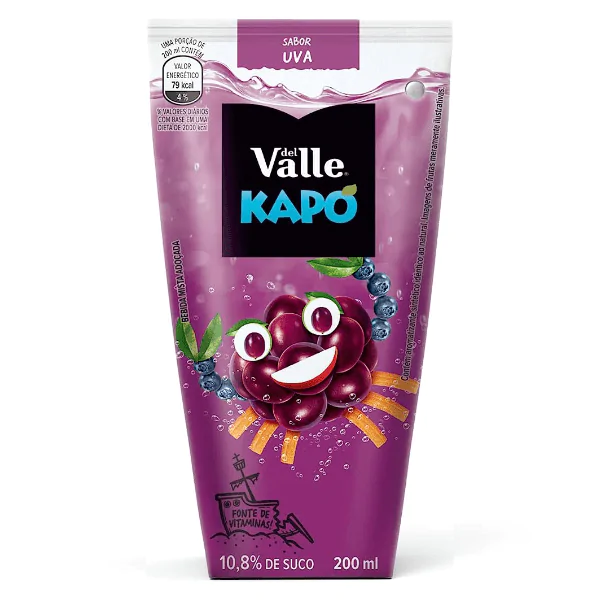 Suco Del Valle Kapo Sabor Uva - 200ml