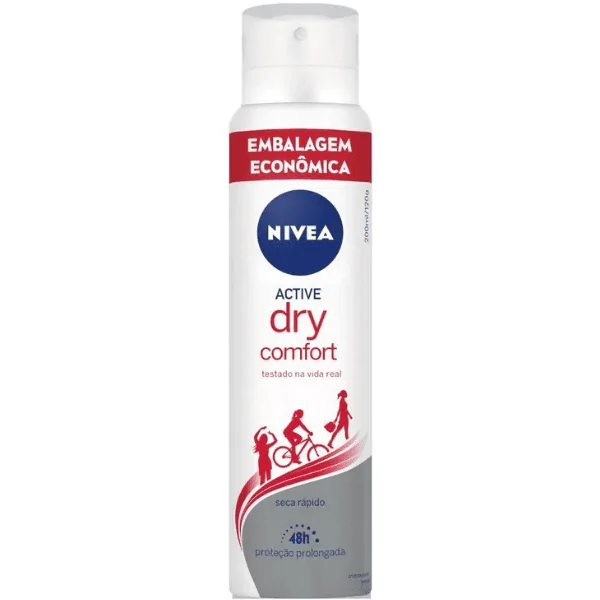 Desodorante Nivea Aerossol Feminino Dry Comfort - 200ml