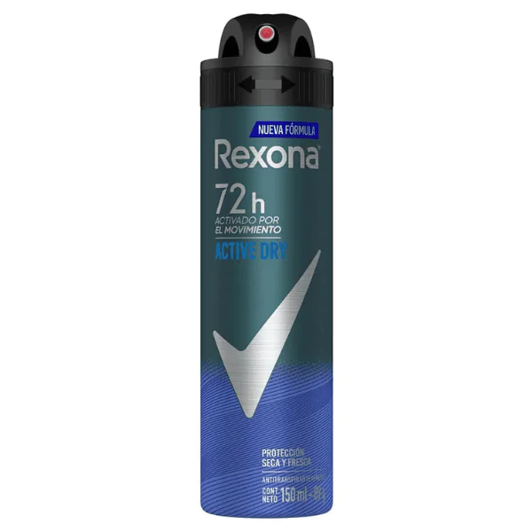 Desodorante Rexona Aerossol Men Active Dry - 150ml