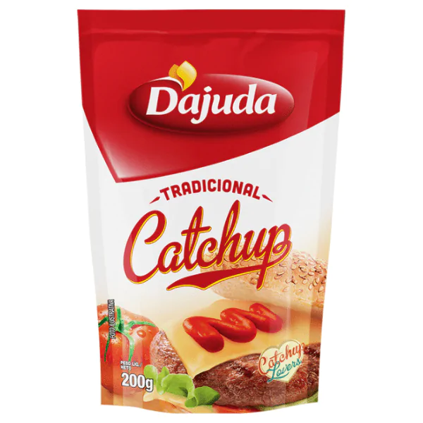 Ketchup Dajuda Tradicional Pouch - 200gr - Imagem 1