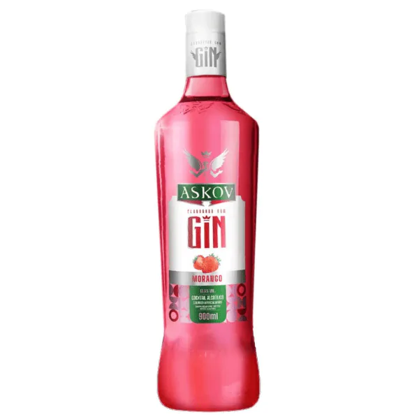 Gin Askov Sabor Morango - 900ml