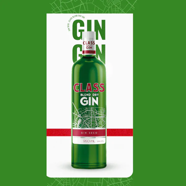 Gin Class Blend Dry - 950ml - Imagem 2