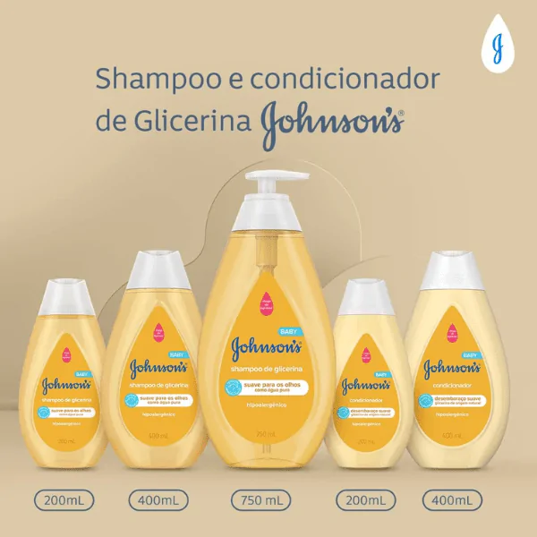 Shampoo Infantil Johnson's Baby Regular - 400ml - Imagem 5