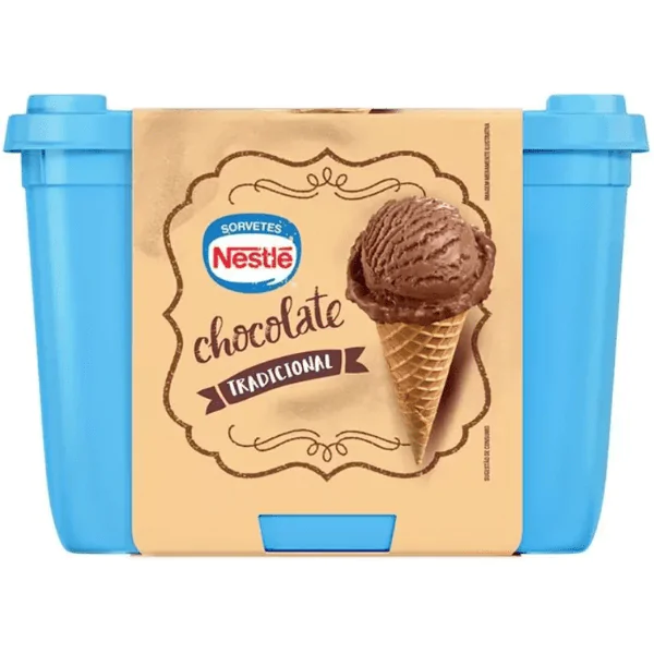 Sorvete Nestlé Chocolate - 1,5L - Imagem 1