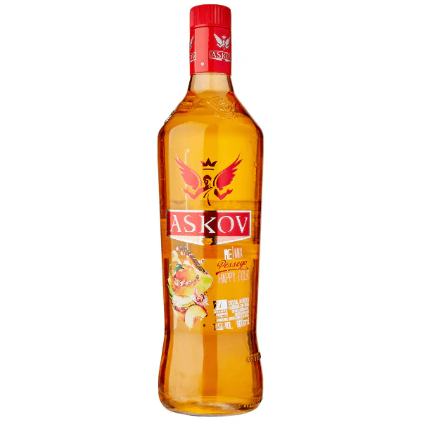 Vodka Askov Sabor Pêssego - 900ml