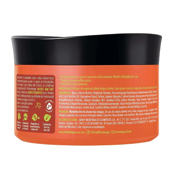 Creme Tratamento Monange Cachos Que Tal - 300gr - Imagem 2