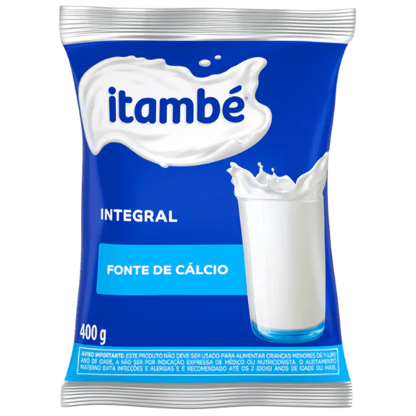 Leite em Pó Integral Itambé Sc - 400gr - Imagem 1