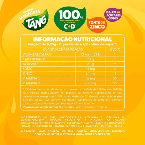 Refresco em Pó Tang Maracujá - 1L - Imagem 2
