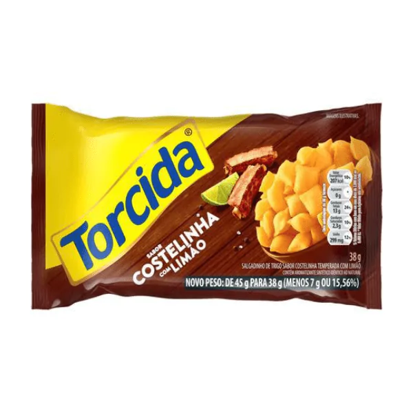 Salgadinho Torcida Costela Com Limão - 35gr