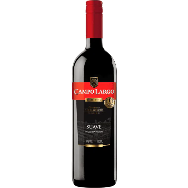 Vinho Tinto Suave Campo Largo - 750ml - Imagem 1