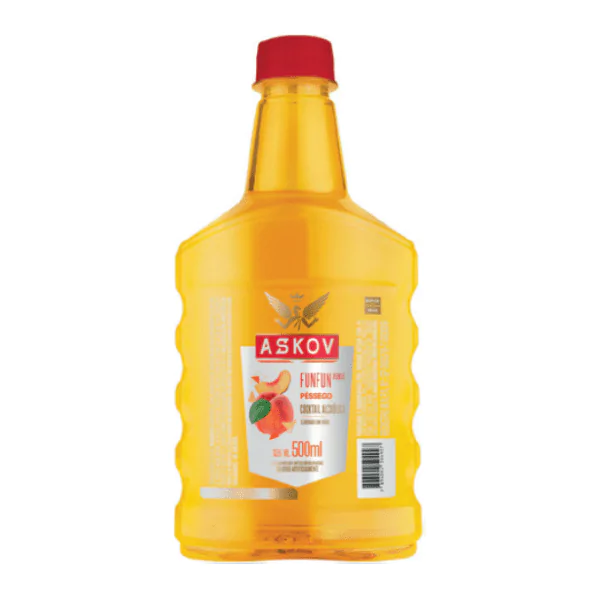 Vodka Askov Fun Pêssego - 500ml