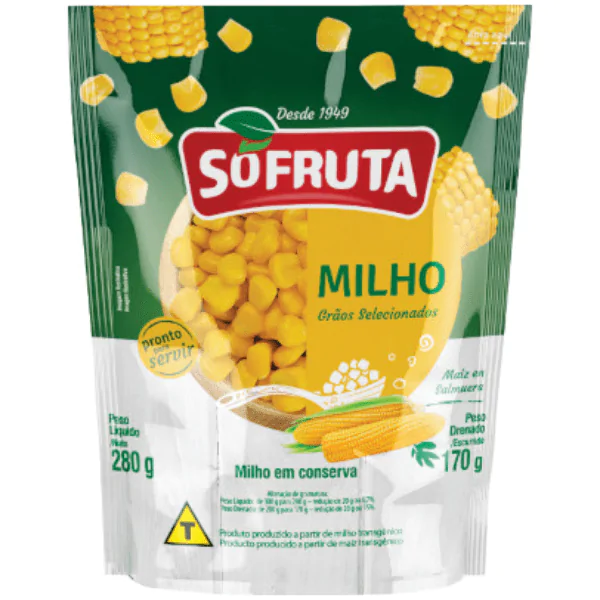 Milho Verde Sofruta Sache - 170gr-1 Milho Verde Sofruta Sachê - 170gr - Imagem 1