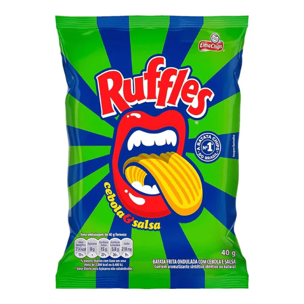 Salgadinho Ruffles Cebola e Salsa - 32gr