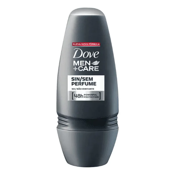 Desodorante Dove Roll On Men Sem Perfume - 50ml