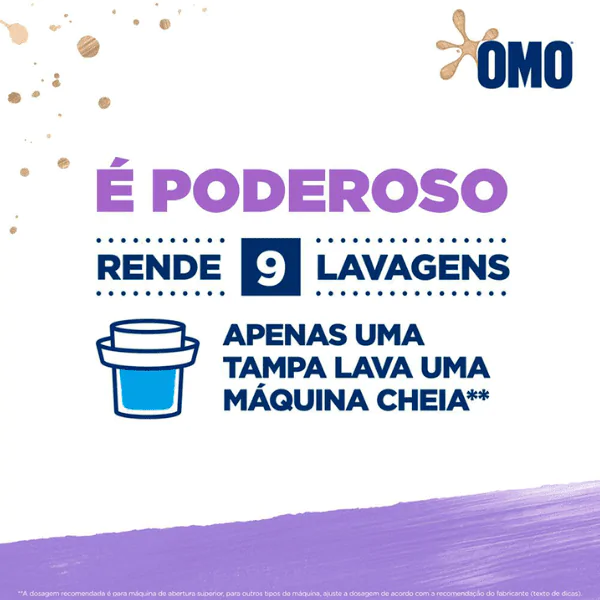 Sabão Líquido Omo Lavanda Refil - 900ml - Imagem 4