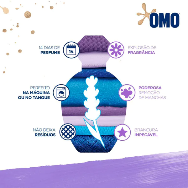 Sabão Líquido Omo Lavanda Refil - 900ml - Imagem 5