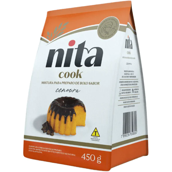 Mistura Pronta de Bolo Nita Cenoura - 450gr - Imagem 2