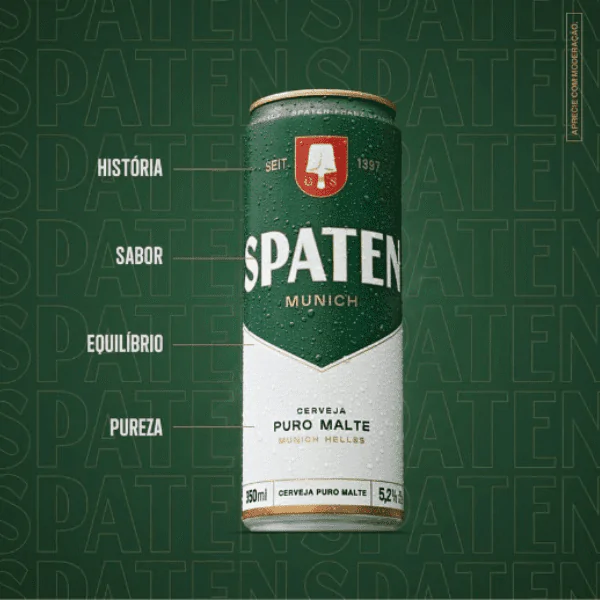 Cerveja Spaten Puro Malte - 350ml - Imagem 2