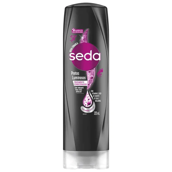 Condicionador Seda Pretos Luminosos - 325ml