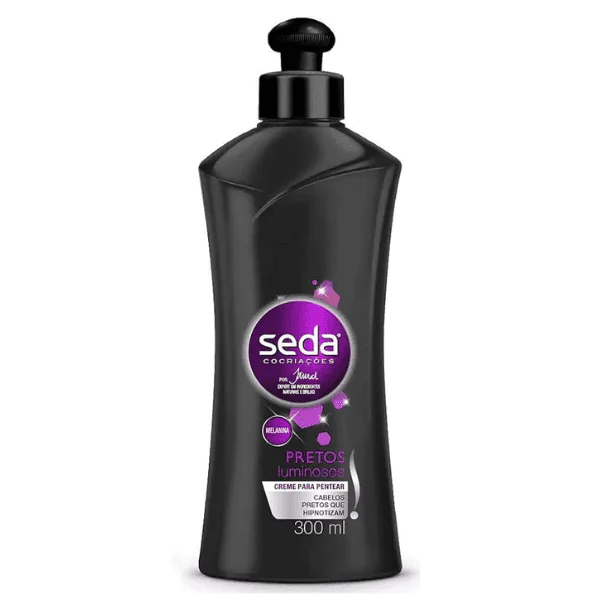 Creme Pentear Seda Pretos Luminosos - 300ml