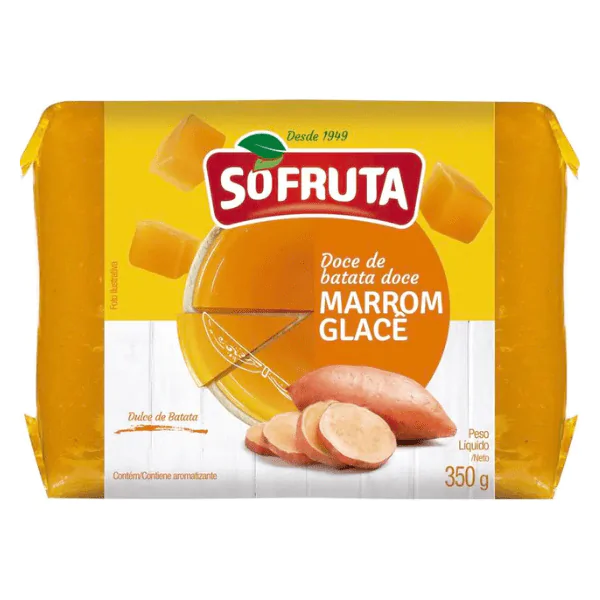 Doce Batata Doce Marrom Glacê Sofruta - 350gr