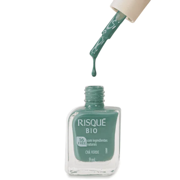 Esmalte Risqué Bio Chá Verde - 9ml - Imagem 3