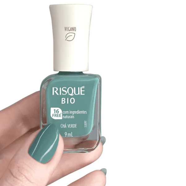 Esmalte Risqué Bio Chá Verde - 9ml - Imagem 9