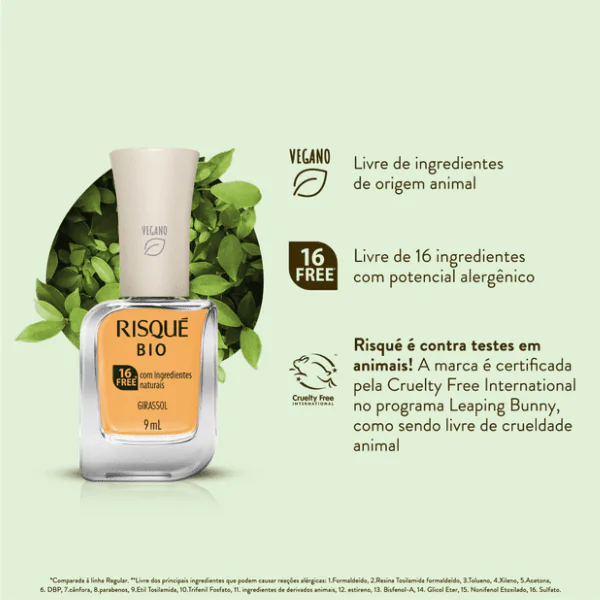 Esmalte Risqué Bio Girassol - 9ml - Imagem 7