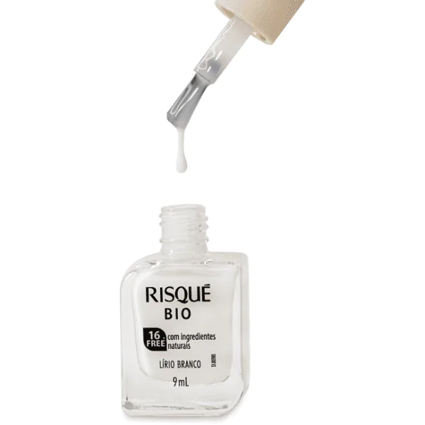 Esmalte Risqué Bio Lírio Branco - 9ml - Imagem 3