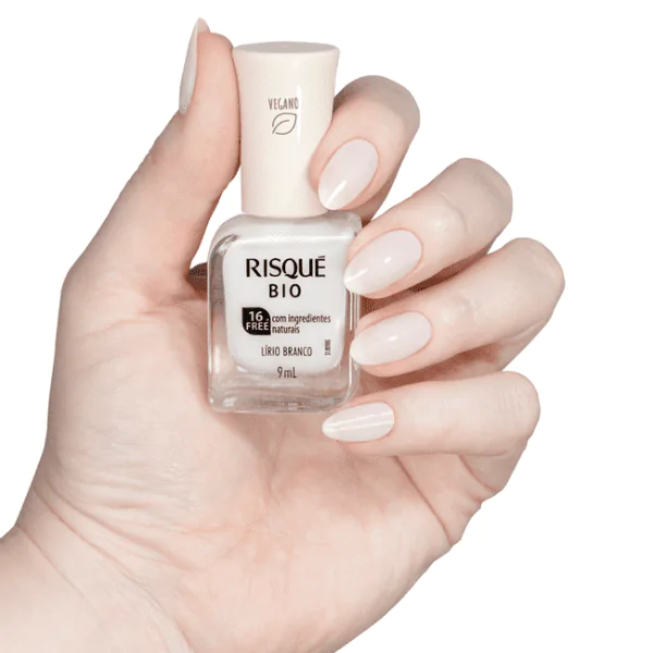 Esmalte Risqué Bio Lírio Branco - 9ml - Imagem 8