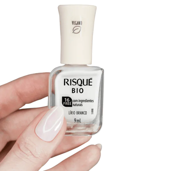 Esmalte Risqué Bio Lírio Branco - 9ml - Imagem 9