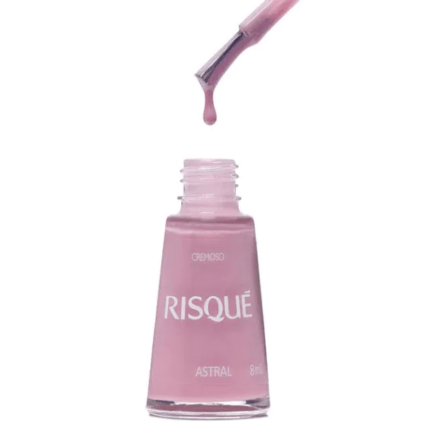 Esmalte Risqué Rosa Cremoso Astral - 8ml - Imagem 3