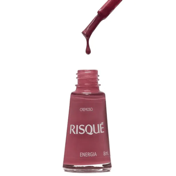 Esmalte Risqué Rosa Cremoso Energia - 8ml - Imagem 3