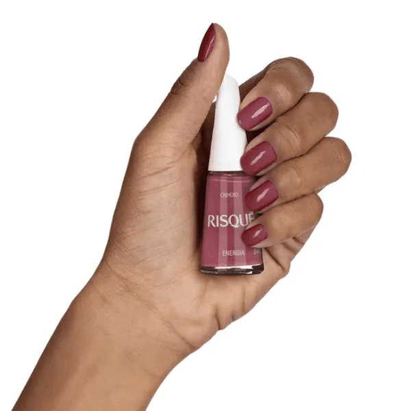 Esmalte Risqué Rosa Cremoso Energia - 8ml - Imagem 8