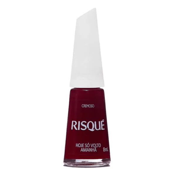 Esmalte Risqué Vermelho Cremoso Hoje só Volto Amanhã - 8ml
