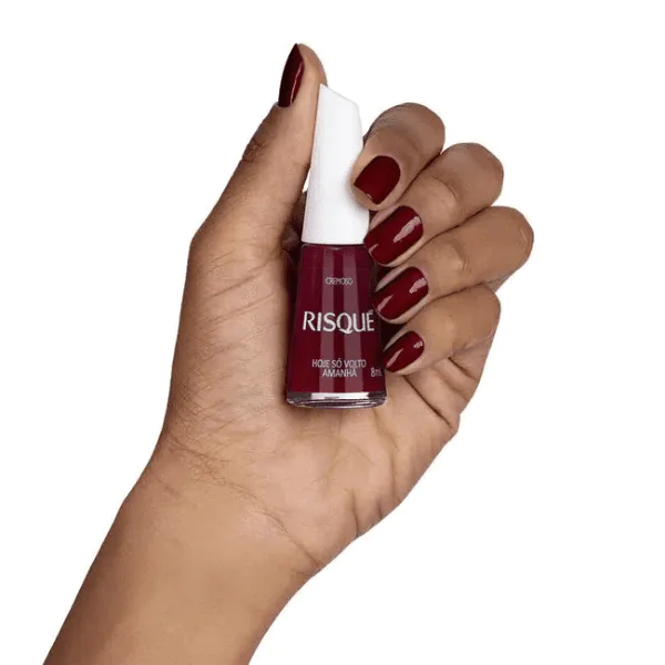 Esmalte Risqué Vermelho Cremoso Hoje só Volto Amanhã - 8ml - Imagem 8