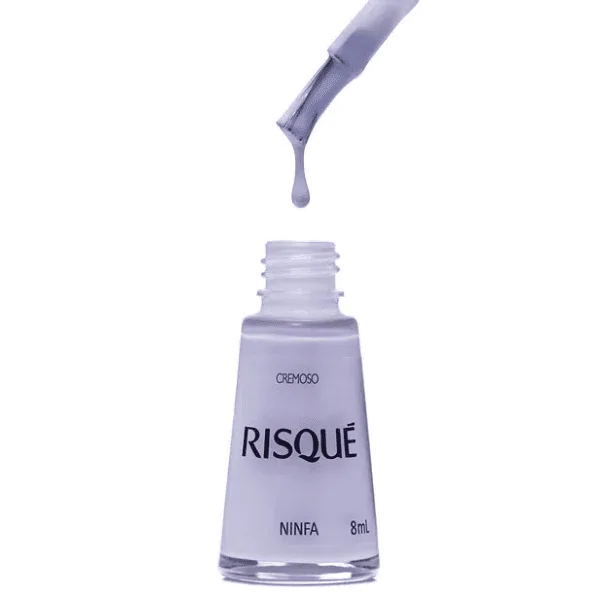 Esmalte Risqué Roxo Cremoso Ninfa - 8ml - Imagem 3