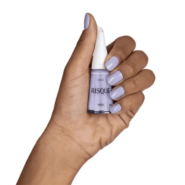 Esmalte Risqué Roxo Cremoso Ninfa - 8ml - Imagem 8